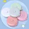 Cinta métrica portátil estilo nórdico, regla pequeña linda, regla suave para medir medidas corporales, mini cinta métrica de cuero para medir la circunferencia de la cintura de la ropa