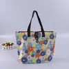 Bolsa de Compras Plegable de Tela Oxford Lista para Usar, Bolsa de Viaje de Gran Capacidad, Personalizable con Impresión, Bolsa Portátil con Cremallera