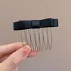 Pente de cabelo penteado de cabeça para baixo novo grampo de cabelo com franja de laço antiderrapante caveira alta estiloso moderno grampo de cabelo lateral com mechas acessório de cabelo
