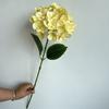 Ramo único 72 peças de filme 3D hortênsia casamento auditório teto estrada chumbo alto arranjo de flores floral decoração suave hortênsia