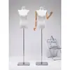 Maniquíes para Tienda de Ropa de Mujer, Accesorios, Hombro Plano, Hombro de Ángulo Recto, Busto Pequeño, Maniquí de Medio Cuerpo, Exhibidor para Ventana, Soporte de Exhibición, Cuerpo Completo
