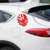 Pegatina de calavera para coche con espíritu fantasma y malvado de caballero, pegatina de calavera para coche, pegatina decorativa para coche, pegatina de modificación