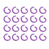 Anéis Abertos de Alumínio Coloridos Anéis de Conexão Anéis Simples Acessórios para Joias DIY Pulseira Colar Materiais para Anéis de Conexão Artesanais
