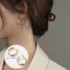 Brincos Exclusivos de Laço com Pérolas Artificiais para Mulheres, Luxo Leve, Design Elegante e Estiloso, Acessórios de Orelha Versáteis da Moda de Nicho