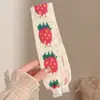 Fleco floral bordado estilo coreano con velcro, ribete de encaje extendido, accesorio versátil para el cabello para niñas para sujetar el cabello suelto al lavarse la cara