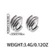 Aretes Old Devil's Wing para Hombre Hebilla de Oreja Retro de Alta Gama Diseño de Nicho Reffi Marca Guapa de Moda Aretes para Hombre Versátiles