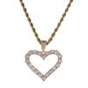 Pingente de Amor Criativo Personalizado Colar Hip-Hop Conjunto de Cobre para Mulheres de Verão Zircônia Estilo Ins Joias Sentido de Alta Qualidade Nicho