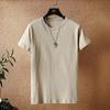 Camiseta para hombre 180g ropa holgada niños manga corta camiseta de estudiante para hombre soporte patrón estampado camiseta para hombre Foundation