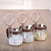 Utensílios de Cozinha Pote de Óleo Conjunto de Potes de Temperos Caixa de Temperos de Vidro Pote de Tempero Frasco de Tempero Caixa de Condimentos Recipiente de Sal