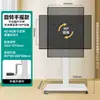 Suporte Móvel para TV com Rodas, Carrinho Giratório de Chão, Monitor Tudo-em-Um, Suporte Universal para Transmissão ao Vivo