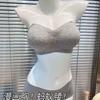 Ropa Interior Strapless Expandida para Mujer, Antideslizante Push-Up, Pechos Pequeños, Sujetador Cómico Grande, Sujetador Tipo Tubo Grueso
