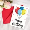 Colección de Tarjetas de Felicitación de Cumpleaños Nuevas Transfronterizas Animal Texto Mensaje de Cumpleaños Universal Tarjeta Plegable con Sobre