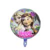 Novo balão Aisha congelado de 18 polegadas decoração de festa de aniversário balão de filme de alumínio congelado Snow Po