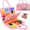 Fieltro de Venta Caliente Transfronterizo Tablero de Aprendizaje de Educación Temprana Montessori Juguete Educativo para Niños Tela No Tejida Libro de Actividades Libro Ocupado Fabricante