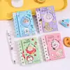 Nuevo lindo cuaderno pequeño de dibujos animados A7 cuaderno de espiral cuaderno portátil bloc de notas de bolsillo para estudiante regalo para niños