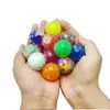 Alivio del Estrés Transfronterizo Bola de Cuentas de Colores de 3.5 cm Juguete para Apretar Bola Antiestrés Novedosa Bola Redonda para Aliviar el Estrés Juguete Educativo para Aliviar el Estrés Venta al por Mayor