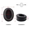 Para el juego de auriculares Brainwavz HM5, orejeras ovaladas de cuero, juego de esponjas de 110 x 90 mm