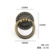 Manija de anillo estilo europeo para cajón, manija de anillo de un solo agujero para gabinete, armario, manija para puerta de armario, herraje para dormitorio infantil