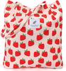 2025 Nueva Bolso de Hombro de Pana para Mujer Estudiante Coreana Bolso de Lona Gran Capacidad Literario Simple Versátil Bolsa de Compras