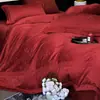 2026 Nuevo Modelo Clase A Apto para la Piel Juego de Cuatro Piezas para Boda, Juego de Ropa de Cama para Boda Jacquard de Satén y Estampado 1