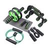 Suministro de comercio exterior traje combinado de rueda abdominal saludable para flexiones rueda abdominal multifuncional dispositivo de entrenamiento integral set de fitness de siete piezas
