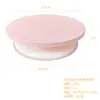 Plato giratorio para pasteles Plato giratorio para decorar Mesa giratoria Stand para pasteles casero Antideslizante Plato giratorio manual Herramienta para hornear Leche Span