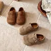 Sapatos Birkenstock macios estilo coreano para meninas, nova coleção primavera/outono 2026, sapatos de princesa estilosos para bebês meninas, sapatos de passeio para meninas pequenas