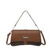 Bolso de hombro estilo francés para mujer, estilo retro, con hebilla de cinturón, estilo bandolera, 2025