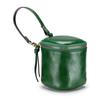Mini bolsa de mão para batom bolsa tipo balde para fones de ouvido couro macio design de nicho simples armazenamento de moedas porta-moedas estilo ins