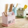 Lihe Lihome Cocina Escritorio Dividido Hueco Porta Palillos Creativo Cocina Palillero Caja Mesa Vajilla Escurridor Palillero
