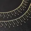 Cadena de Diamantes, Cadena de Cordón con Borlas, Ropa y Accesorios Transfronterizos para DIY, Cadena de Cintura de Diamantes de Agua, Cadena de Garra Soldada, Accesorios de Diamantes