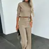 Conjunto Casual Feminino de Duas Peças Moda Amazon Transfronteiriça 2025 Roupas Femininas