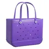 Bolsa de Eva con agujero, bolso de hombro, bolsa de playa de Eva, bolsa de almacenamiento, suave, impermeable, resistente al desgaste, bolsa de playa para natación.
