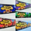 Decoración de Fondo para Fiesta Temática de Halloween de Amazon Transfronteriza Banderín de Fantasma con Borlas Set de Decoración para Fiesta Festiva Arriba