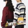 2025 Nova Moda Cor Contrastante Bolsa Pequena de Ombro Masculina e Feminina Estilo Estilo Japonês Ins Trendy Bolsa para Celular Casual Esportiva de Ombro Único Bolsa Pequena Quadrada