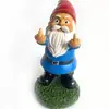 Adornos de regalo de Navidad, decoraciones de jardín, gnomos, manualidades de resina, estatuas de gnomos de dibujos animados, anciano con barba blanca