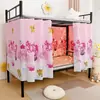 Cortina de Cama de Dormitório Cortina Blackout Pano de Bloqueio para Beliche Superior e Inferior Dormitório de Estudante Universitário Tenda para Cama de Solteiro Cortina Divisória para Beliche Superior