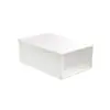 Caja de Almacenamiento Tipo Cajón de Plástico Transparente Gabinete de Almacenamiento para Armario Caja de Almacenamiento para Ropa Interior Caja Organizadora de Ropa Caja de Almacenamiento a Prueba de Polvo
