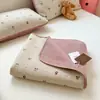 2025 Novo Cobertor de Cama Acolchoado de Algodão 100% Dupla Face Conjunto de Três Peças Lavável em Alta Temperatura e com Areia Lençol Antiderrapante Almofada Kang