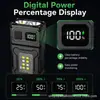 Lanterna LED Nova Luz Forte Luz de Trabalho para Manutenção Externa Luz de Chapéu Portátil com Clipe Rotação 360 Luz Cob Multifuncional