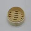 Cozedor a Vapor de Bambu Pequeno Cozinhador a Vapor Doméstico Trançado de Bambu Pequeno Cozinhador a Vapor Comercial Cozinhador a Vapor Doméstico Gaiola de Caixa para Cozinhar no Vapor Pães Cozidos no Vapor