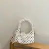 Bolso de Mano Plegado con Lazo Estilo Coreano Bolso de Media Luna para Mujer Nueva Moda 2026 Bolso Cruzado Versátil para el Trabajo