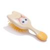 Peine portátil con estampado de animales para niños, peine de peluquería con forma de oreja de gato, diseño de logotipo, para cabello liso