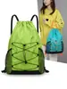 Mochila com Cordão para Design de LOGO Grande Capacidade Bolsa de Basquete Bolsa para Treinamento Esportivo Fitness Mochila com Cordão para Estudante