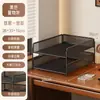 Portadocumentos de Escritorio Organizador de Archivos y Documentos Caja de Archivos de Metal Estante de Almacenamiento de Archivos Multicapa para Escritorio Caja de Almacenamiento Libro
