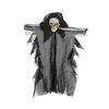 Fantasma Colgante Pequeño de Halloween Decoración de Terror Juguete de Broma Aterrador Atrezzo para Montaje de Escena de Casa Embrujada Cabeza de Fantasma