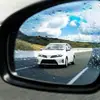 Espejo retrovisor de coche película impermeable espejo retrovisor a prueba de lluvia antivaho deslumbrante pegatina protectora película impermeable para espejo retrovisor