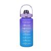 Vaso de agua de gran capacidad unisex vaso con boquilla botella de agua para exteriores botella de agua deportiva vaso de plástico resistente a altas temperaturas juego de tres piezas