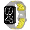 Adecuado para Pulsera Xiaomi Mi Band 8/9/10Pro y Correa de Pulsera de Silicona Transpirable de Doble Color Redmi Watch 4/5/6