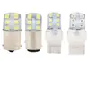 Luz de Freio de Carro em Estoque LED Piscante de Alto Brilho 1157 Silicone 2835 12 LEDs 1156 Luz de Seta T20